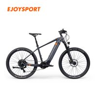 Vélo de montagne BAFANG pour adultes, cadre en alliage d'aluminium léger, 9 vitesses, 250W, frein à disque hydraulique au lithium, étanche, 5 niveaux