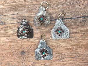 Nouvel arrivage de porte-clés élégant en cuir de vachette très vendu porte-clés en cuir véritable porte-clés de luxe en cuir de forme unique - Product Image 2