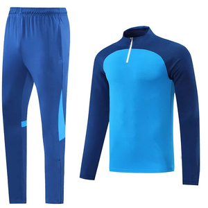 Survêtement de football haut de gamme personnalisable pour équipe, ensemble d'entraînement de football à séchage rapide, veste et pantalon pour les matchs - Product Image 4