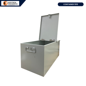 ET Container 1010 Lockable latch closure Steel Storage <b>Box</b> with Powder Coated Finish <b>for</b> Industrial <b>Tools</b> and Equipment - Product Image 2