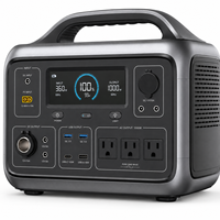 Station d'alimentation portable 1000W 1024Wh LiFePO4, générateur solaire pour le camping en plein air et la sauvegarde à domicile