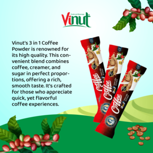 Café instantané Vinut 3 en 1 échantillon gratuit de marque privée en gros OEM ODM - Product Image 2