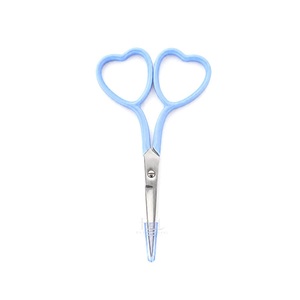 Ciseaux à cuticules en acier inoxydable à pointe argentée, pointe acérée, durables, pour droitiers, 6 couleurs différentes, revêtement poudré - Product Image 4