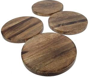Unique Design Wooden Coasters Handmade Fresh Wooden Tea <b>Cup</b> <b>Mats</b> Pads At Wholesale Price New Colored Tableware Dinnerware - Product Image 1