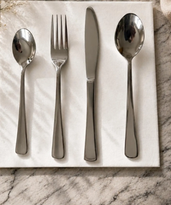 Creative Metal Stainless Steel Flatware <b>Cutlery</b> <b>Set</b> Mirror Polish 4 Pcs Premium Quality Flatware <b>Sets</b> For Restaurant Supplies - Product Image 3