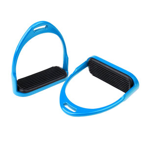 Estribos de Plástico Morado con Almohadilla de Goma Negra para Montar a Caballo, Uso Ecuestre, Material PP Resistente - Product Image 3
