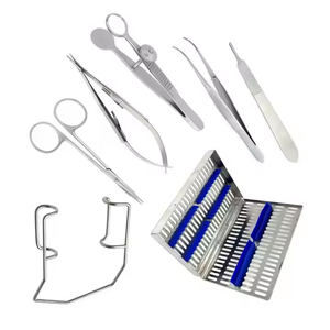 Micro Ophthalmic Veterinary Surgery Instrument Set 7pcs Stainless Steel Manual Surgical Kit <b>Precision</b> Eye Surgery <b>Tools</b> - Product Image 1
