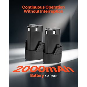 Chiave a Cricchetto Senza Fili da 3/8 Pollici, 240 RPM con 33 Ft-lbs di Coppia, Chiave Elettrica a Batteria Estesa - Product Image 4