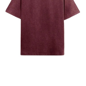 T-shirt rétro pour homme, en coton, col rond, coupe ample, effet vintage, pour le streetwear urbain et la mode quotidienne - Product Image 2