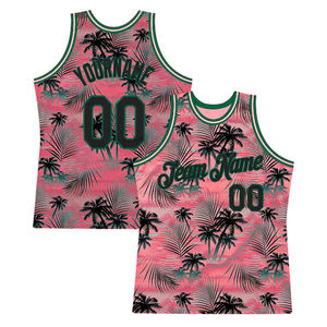 Maillot de basket personnalisable style hawaïen – Débardeur d'été respirant, anti-humidité, séchage rapide, sans manches pour l'entraînement - Product Image 5