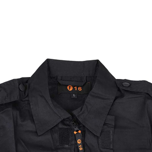 Fournisseur en gros OEM de vêtements industriels – Veste de sécurité noire durable et renforcée en Ripstop et pantalon cargo – Uniforme camouflage - Product Image 5
