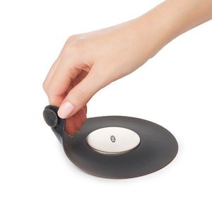 Tapón de Desagüe para Bañera Gris de Fácil Extracción, de Silicona y Acero Inoxidable, Compatible con Bañeras Estándar - Product Image 3