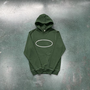 Ensemble survêtement pour homme en molleton de coton épais de haute qualité, avec sweat à capuche imprimé et pantalon évasé, style streetwear décontracté - Product Image 5