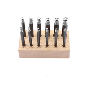 High Quality Dapping <b>Punch</b> <b>Set</b> of 12 use for jewellery making tool whole sale lowest price best product for jewellery making - Product Image 3