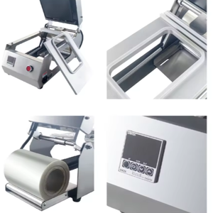 Machine d'emballage manuelle économique pour barquettes alimentaires, fruits, viandes et repas - Emballeuse de barquettes personnalisée Hualian Mold - Product Image 3