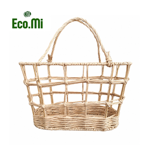 Panier artisanal de haute qualité pour la vente en gros - Prix d'usine - Boîte cadeau 100% tissée à la main en fibre de papier kraft du Vietnam - Product Image 6