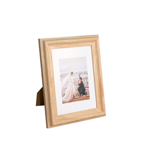 Square Dark Wood <b>Photo</b> <b>Frame</b> With Beige Matting Minimalist Small <b>Insert</b> Picture <b>Frame</b> for Home Wall Tabletop Decoration - Product Image 6
