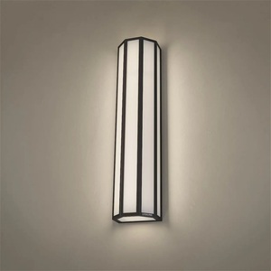 Lampe murale géométrique moderne en verre rectangulaire, éclairage intérieur, décoration de couloir, design léger - Product Image 6