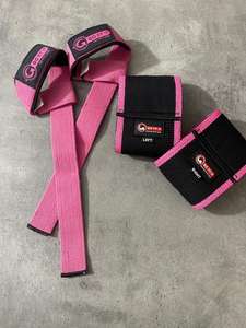 Correas de Levantamiento de Pesas en Forma de 8 y Combinación de Compresión para Muñecas con Neopreno y Elástico, Ligeras y Ajustables para Cross Training - Product Image 2