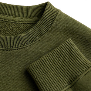 Sudadera de Cuello Redondo para Hombre, Color Personalizado, Corte Regular, Tejida, Informal, para Otoño, 100% Algodón, Forrada, Ecológica - Product Image 6