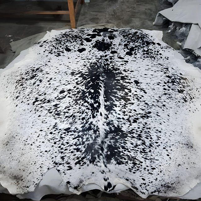 Black and White Speckled