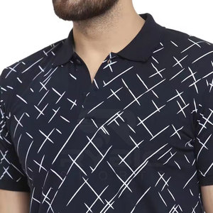 Chemises polo personnalisées pour hommes, sublimées, conçues sur mesure, en tissu léger, pour une utilisation active et les événements professionnels. - Product Image 5