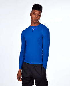 Custom Logo <b>Men</b> <b>Compression</b> <b>Shirt</b> 85% Polyester 15% Spandex Muscle Fit Moisture Wicking Breathable OEM Wholesale Factory Direct - Product Image 4