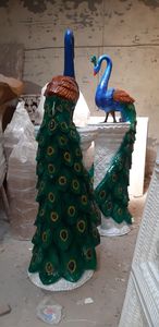 Estatua de pavo real de gran tamaño para decoración de bodas, uso en exteriores e interiores - Product Image 4