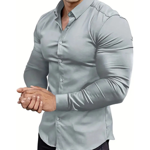 Camisa de Vestir Formal para Hombre, Uniforme Corporativo, 100% Algodón Twill, Corte Slim Fit, Ropa de Oficina, Pedido al por Mayor, Proveedor de Fábrica OEM - Product Image 5