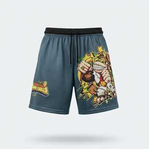 กางเกงบาสเก็ตบอลชายทรงสตรีท ระบายอากาศได้ดี แห้งเร็ว เหมาะสำหรับวิ่งและเล่นกีฬา  รับสกรีนลายแบบ Heat-Transfer - Product Image 1