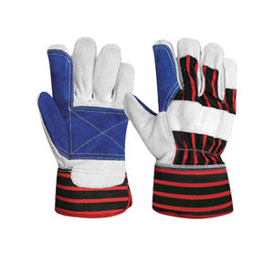 Gants de travail en cuir de vachette durable, résistants, pour travaux lourds, construction industrielle, jardinage, pour hommes - Product Image 1