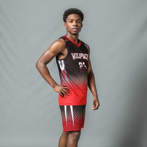 กางเกงบาสเก็ตบอลดีไซน์ใหม่ ระบายอากาศ ป้องกันแบคทีเรีย ไซส์พลัส / ชุดบาสเก็ตบอลแบบซับลิเมชั่นสั่งทำได้สำหรับทุกเพศ ด้านหน้า - Product Image 2