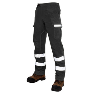 Pantalones de Trabajo de Seguridad Reflectantes de Alta Calidad para Hombre, 100% Algodón, Ropa de Trabajo para Trabajadores de la Construcción - Product Image 5