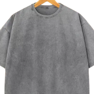 T-shirt Oversize Long Uni 100% Coton Streetwear Personnalisable avec Logo Avant Manches Courtes 220g Vierge OEM - Product Image 2