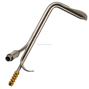 เครื่องมือยกคอ Talei Necklift Retractor Benetrator 2 แบบแมนนวล คลาส 1 สแตนเลสสตีล พร้อมไฟเบอร์ออปติก ท่อดูด และท่อส่งแสง สำหรับการยกคอแบบ Deep Plane - Product Image 3