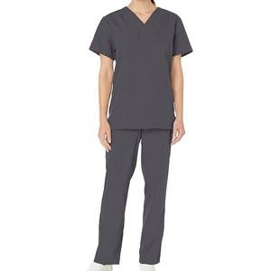 Conjunto de Uniforme Médico Moderno para Mujer, Tela Elástica, Ropa de Trabajo para Enfermeras con Múltiples Bolsillos - Product Image 2