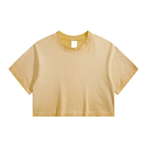 Trendy Women's Eco-friendly Lightweight Crop Top T-shirt Breathable Quick Dry Casual Women's Crop Top T-shirt Summer <b>Sale</b> - Product Image 5