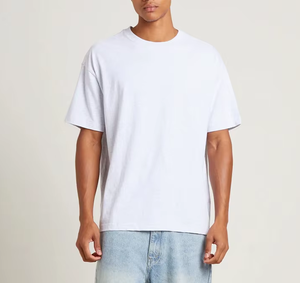 T-shirts décontractés pour hommes, coupe classique, manches courtes, style hip-hop, 100% coton, écologiques, anti-rides, respirants, haute qualité, 220g - Product Image 4