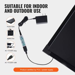 Led Bericht Schrijfbord 16 "X 12" Verlicht Uitwisbaar Bord 8 Fluorescerende Markers Afstandsbediening Voor Board - Product Image 3