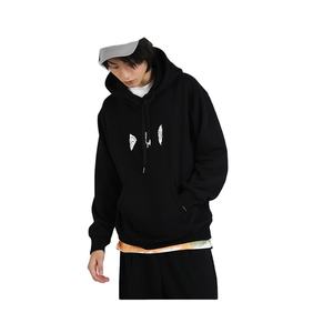Hoodies d'hiver personnalisés à faible MOQ, imprimés ou unis, avec grande capuche, 100 % coton, séchage rapide, manches longues, pour usage décontracté - Product Image 3