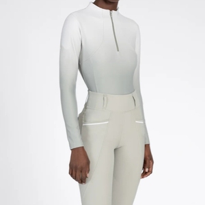 Camiseta de Equitación Elástica en 4 Direcciones de Alta Calidad, Capa Base para Competición, Camisa de Polo con Tela Técnica Suave al Tacto - Product Image 1