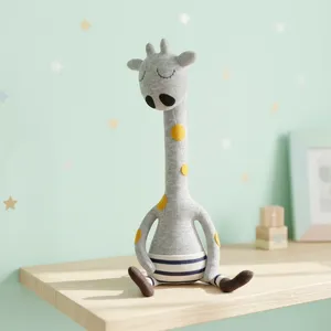Juguete de Peluche de Jirafa Colorida y Adorable, Muñeco de Malla Suave de Ciervo, Tela de Algodón Orgánico para Bebés y Niños, Colores Personalizados, Navidad, Cumpleaños - Product Image 6