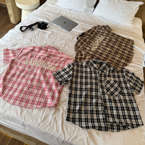 Blusa Unisex de Manga Corta, Estilo Vintage, Color Sólido, Tejido de Punto de Algodón Orgánico Transpirable, Detalles Bordados, Corte Ajustado, para Verano - Product Image 5