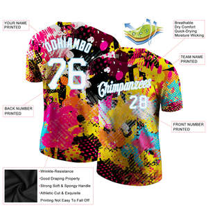 Breathable Men's Sublimation Shirts Athletic Polyester T-Shirts Full Print Custom OEM ODM UV Protection Wholesale Production - Product Image 6