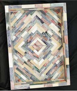 Plateaux de service en bois de forme personnalisée, écologiques et magnifiquement conçus, fabriqués à la main en Inde pour la décoration de la maison - Product Image 1