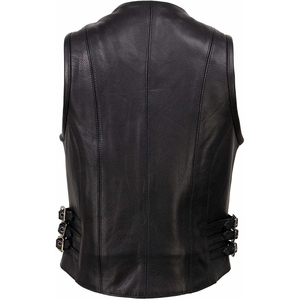 Chaleco deportivo con cremallera frontal y hebillas laterales para mujer Samroz - Product Image 3