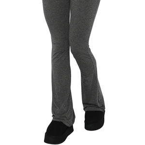 Leggings Flare pour femmes, respirants, sans couture, tricotés, avec logo personnalisé, taille mi-haute, style streetwear, longueur intégrale pour femmes - Product Image 6