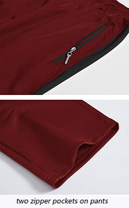 Conjunto Deportivo Unisex de 2 Piezas, Chaqueta con Cierre y Pantalones Jogger, en Bloques de Color, Ropa Casual para Correr, con Logotipo Personalizado 2026 - Product Image 3
