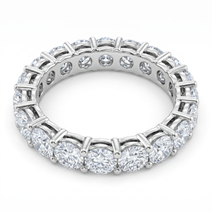 Anillo de Compromiso de Diamantes con Corte Brillante Redondo, Joyería Fina Clásica - Product Image 2