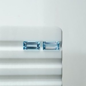 Topacio azul cielo natural, piedra suelta facetada de alta calidad para la fabricación de joyas, diseño de anillo y colgante. - Product Image 2